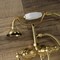 Kingston Brass AE19T7 3-3/8 Inch Wall Mount Tub Faucet with Hand Shower, Brushed Brass AE19T7 - alternate 5